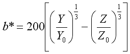 формула модели L*a*b*